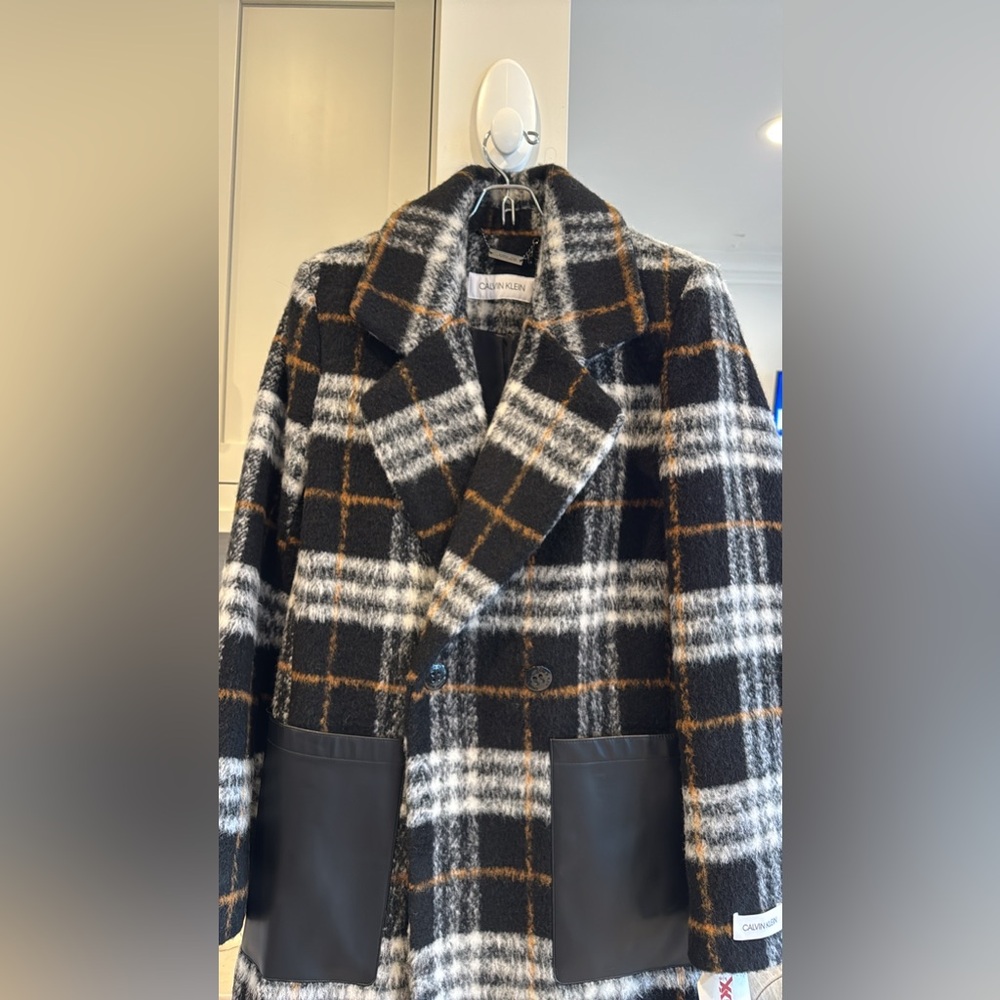 Calvin Klein Women’s Wool blend slim fit jacket
